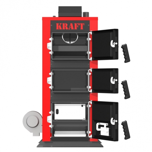 Котел твердопаливний KRAFT K 20 кВт (з автоматикою Novosolar)