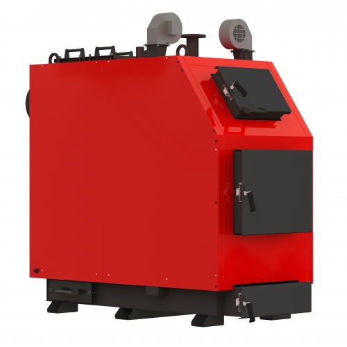 Индустриальный твердотоплевный котел KRAFT Prom V 150 кВт (полочный теплообменник)