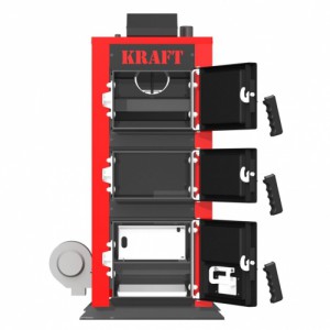 Котел твердопаливний KRAFT K 12 кВт (з автоматикою Novosolar)