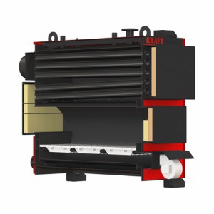 Твердотопливный котел длительного горения KRAFT Prom 99 кВт (жаротрубный теплообменник)